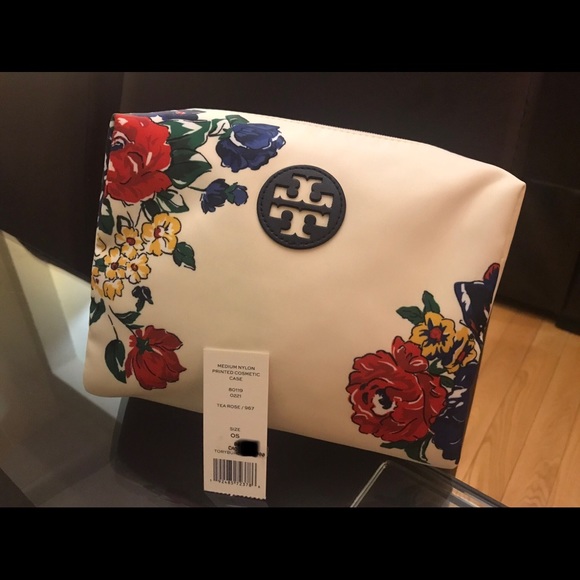 Tory Burch Nylon Cosmetic Bag New - Picture 1 of 6